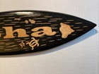 Vintage Hand Carved Hawaii Mini Surf Board 19    Aloha- Islands-turtles Indonesia