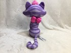 Disney Store Hissy Cat Plush Stuffed Kitty Toy Purple   White 12    Pink Bow