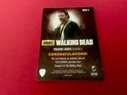 Walking Dead Season 4 Authentic Wardrobe Card  M31 -  Rick Grimes - Near Mint