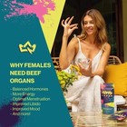 3pcs Primal Queen Supplement For Women 60 Countsbeef Organ Free Shipping  