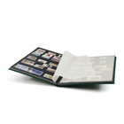 Stamp Album Stockbook By Lighthouse 32-black Page Stamp Stock Book Ls2 16 Green