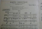 Uk Printing Holiday Inn Movie Sheet Music White Christmas Pvg Irving Berlin 1942