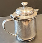 Vintage The Meridien Houston Hotel Silver Plate Covered Creamer