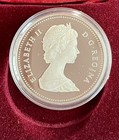 1984 Toronto 150th Anniversary Canadian Proof Silver Dollar Coin - Box   Capsule