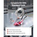 Uimoso 3 4  100 Ft Steel Strapping Kit With Straps And Metal Seals