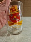 Vintage Squirt Soda 4 25  Glass Glow-ball Whiskey Man Mustache Dated 1951 