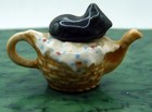 Artist Made Cat Teapot 1 12 Dollhouse Miniature