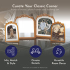 Filigree Tabletop Floral Art  Vintage-inspired Ornate Frame