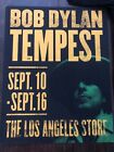 Bob Dylan Tempest Pop Up Shop Poster And Shirt From 2012 La Pop Up Store Rare