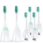 6 Pack Replacement Toothbrush Heads Compatible With Sonicare Electric Brushes