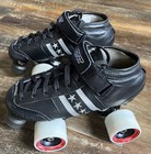 Bont Quadstar Derby Roller Skates W  Ballistic Wheels Kids Size 3 5