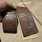 Rare Vtg Russian Eagle Leather Strop No  990a Usa Made Barber Shop E m  Mfg Co