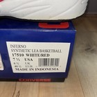 Mens Vintage Converse Inferno Basketball Shoes Deadstock Size 7 5 Nib White red