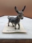 Hagen Renaker Donkey Foal Colt Baby Gray  Sticker Miniature Figurine 1986 Farm 