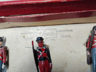 9 Vintage Metal British Infantryman Soldiers Britains