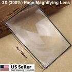 Reading Loupe Magnifying Glass 3x Book Page Magnifier Glass Lens Us Seller