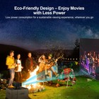 2025 New Portable Wifi Led Projector Android 11 Free-style Home Theater Movie Ga