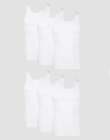 Hanes Men s Tagless Comfortsoft White A-shirt 6-pack Shirts Tank Freshiq Value