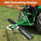3 Point 72   Landscape Rock Rake For Cat 1 2 Tractor Attachment Soil Gravel Lawn