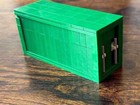 Mini Brick Shipping Container   5 5    Lego-compatible Cargo Crate   Handmade Disp