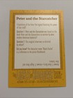 Peter   The Star Catcher Autumn 2015 Lights Of Broadway Show Cards Trading Card 