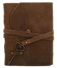  Leather Bound Vintage Journal Retro Travel Diary  An 8 X 6 Unlined Brown