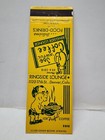 Vintage Matchbook Cover -ringside Lounge   Joe Awful Coffee Ringside Cafe Boxing