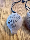 3 Clay Ocarina Flute Instruments Whistle