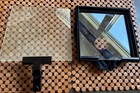 Teleprompter Glass And Bracket 10x10 In - Prompter People Hood With Glass 9x9 In