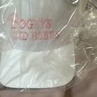 White Unisex Adults Baseball Cap Hat    bogey   s And Beer    Text One Size