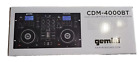 Gemini Cdm-4000bt 2-chan Dual Cd mp3 usb Dj Media Player Controller mixer System