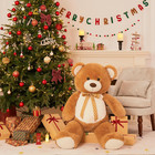 Large Teddy Bear 4 Feet Stuffed Animal For Girl  Big Cuddly Stuffed Bear For Kid