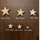 Small Wooden Stars  Pkgs Of 10 20 30  Laser Cut  Crafts  Scrapbook M