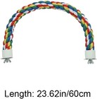 Bird Perch Rope Colorful Bird Spiral Rope Practical Parrot Toy Parrot Climbing R