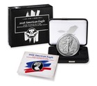 American Eagle 2026 One Ounce Silver Enhanced Uncirculated Coin 26eg In Hand