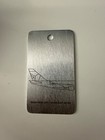 Delta Airlines 747 Plane Centennial American Express Metal Bag Tag