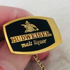 Vtg 1970s Budweiser Malt Liquor Beer Advertising Enamel Tie Tack Pin