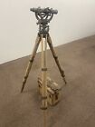 David White Vintage Transit Model  With Wooden Case And Tripod