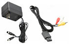 Audio Av Rca ac Cable Power Supply Adapter Cord For Super Nintendo Snes Game Set
