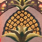 Claire Murray Hand-hooked Wool Semi-circle Pineapple  Rug