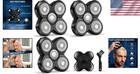 Men s 5-blade Head Shaver Replacement Heads  3 Pcs  With Cleaning Brush Included