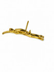 Male Swim Chenille Pins Gold Varsity Letter Jacket Team Coach Lapel