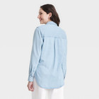 Women s Relaxed Fit Denim Button-down Shirt - Universal Thread