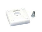 Beer Tap Base Display Stand W bolt  Genuine Marble - White  Size 3 x 3 