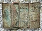 Eagle Sword Beltplate Dug In Spanish Fort  Al