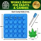 Marijuana Cannabis Hemp Leaf Silicone Molds Candy Weed Pot Mold Chocolate Gummy
