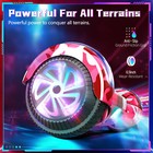 New Two Wheel Electric Scooter 6 5  Hoverboard For Kids W  Bluetooth Led Lights