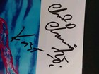 Nirvana Rock Legends Krist Novoselic Chad Channing Signed Autographed 4x6 Photo