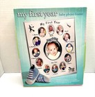 Baby My First Year Silver Picture Frame Newborn To 1 Year Old Nos 90   s