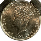 1939 Malaysia Silver Coin 20 Cent Pcgs Ms62